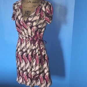 Vintage Juicy Couture silk cotton butterfly dress